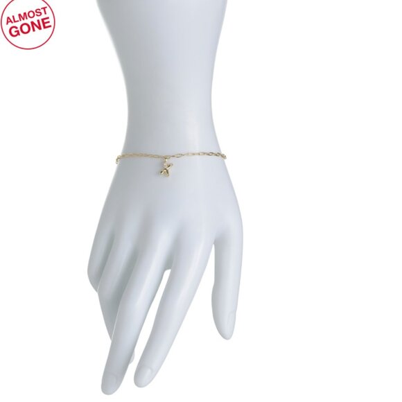 KENDRA SCOTT Gold Gold Crystal Letter X Bracelet - Picture 2 of 2